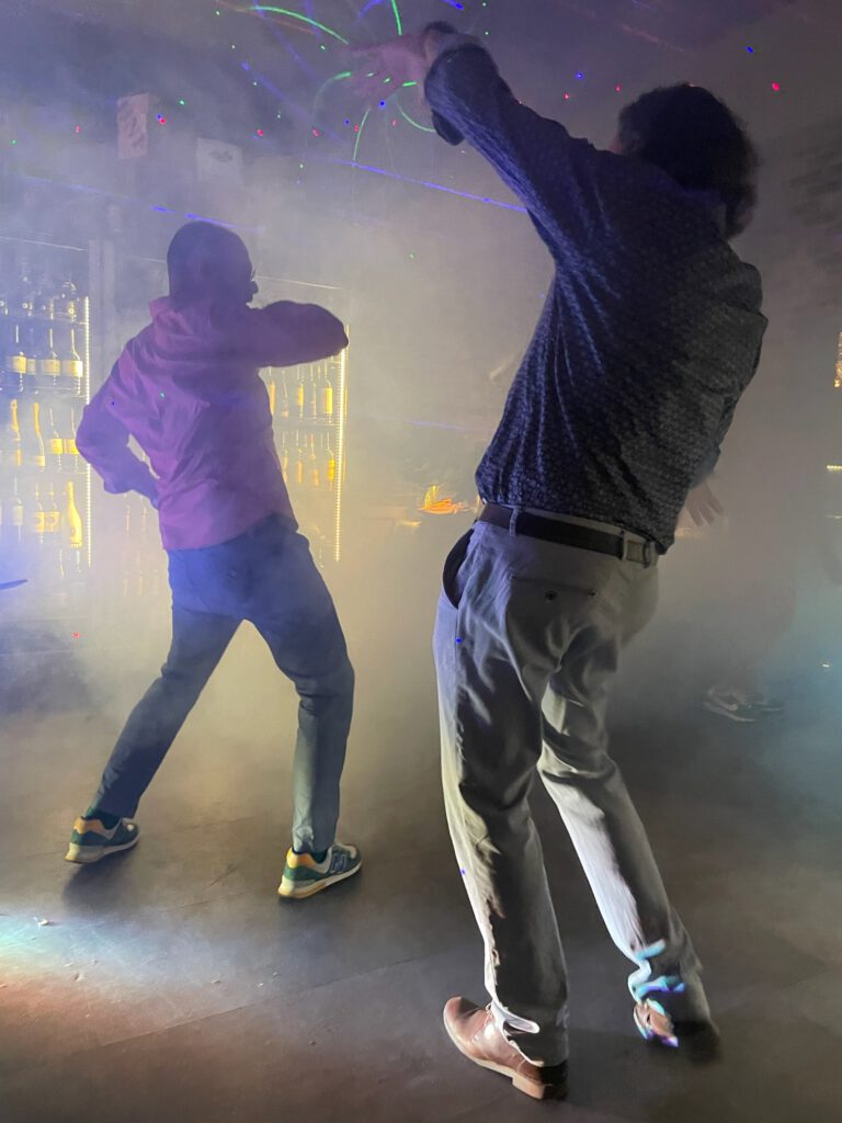 Mitten auf der Tanzfläche